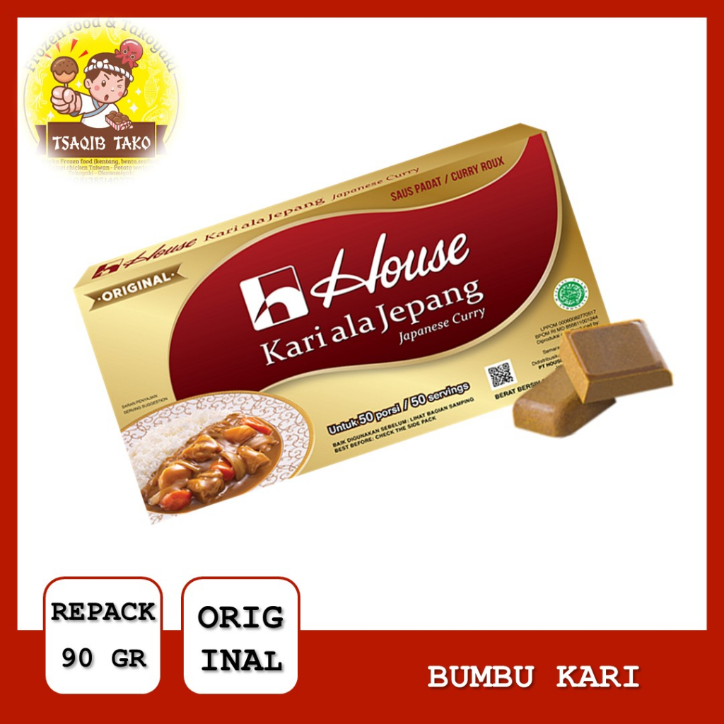 

PROMO House Curry / Kari Lokal ala Jepang Halal Repack 90gr