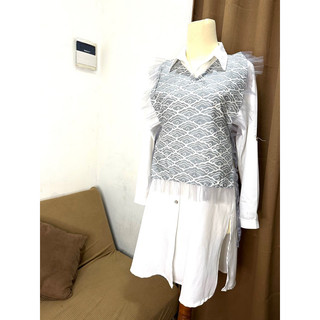 Delova Wardrobe - Vest Tile Batik Premium Asli