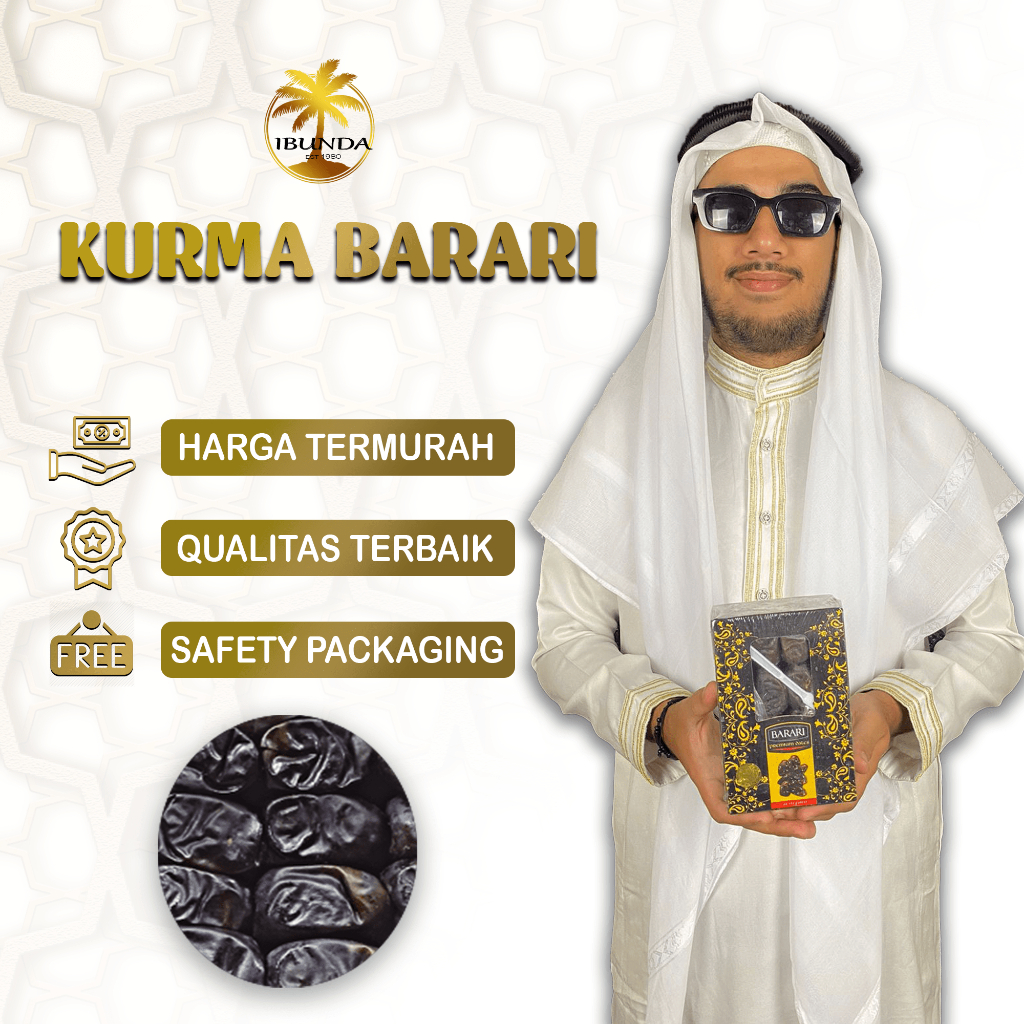 

{FREE BUBBLE} Kurma Anggur | Kurma Bam Barari | Bam Black Diamond | Fresh Dates