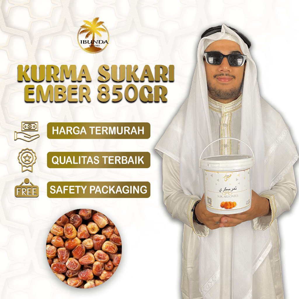 

Kurma Sukari ember Alqasem kemasan Ember By HABIBI