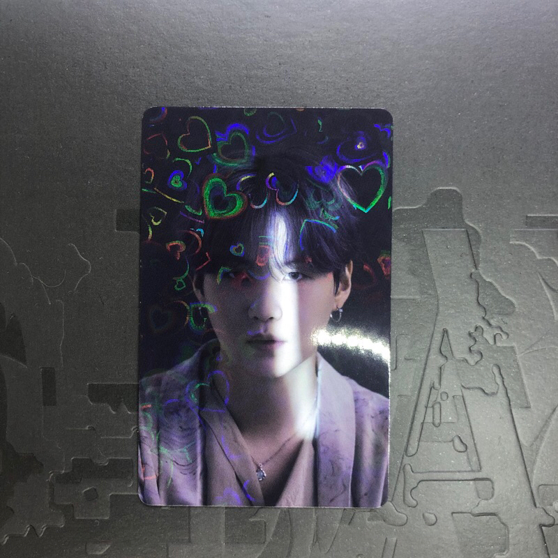 [BOOKED] suga yoongi lucky draw proof holo japan