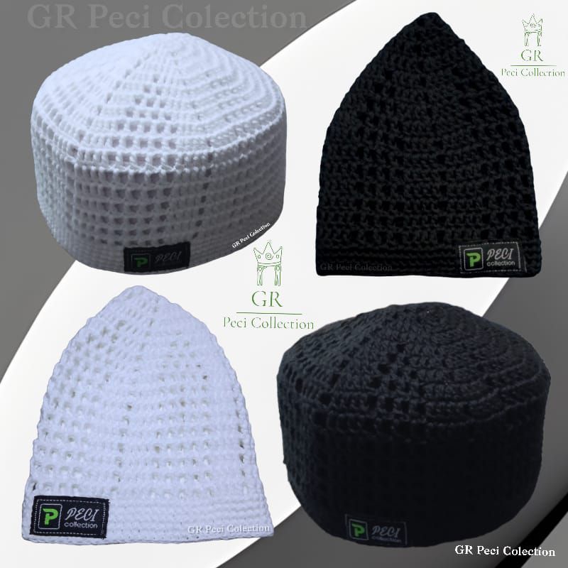 PECI KOPIAH DEWASA RAJUT YAMAN PREMIUM PECI SONGKOK RAJUT SUPER TEBAL TERLARIS PECI RAJUT YAMAN SUPE