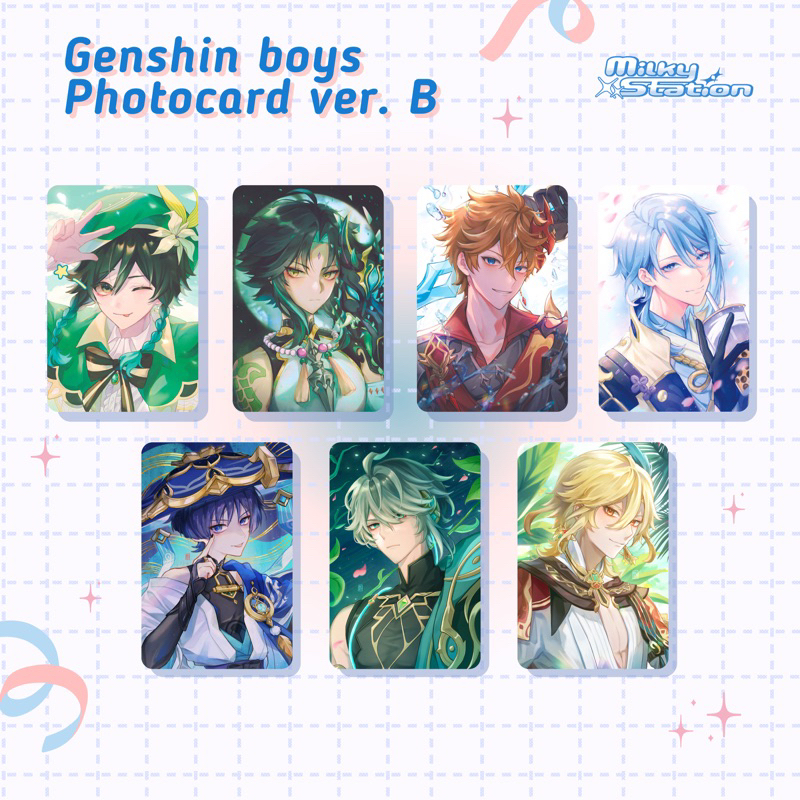 Genshin Impact Photocard Artprint