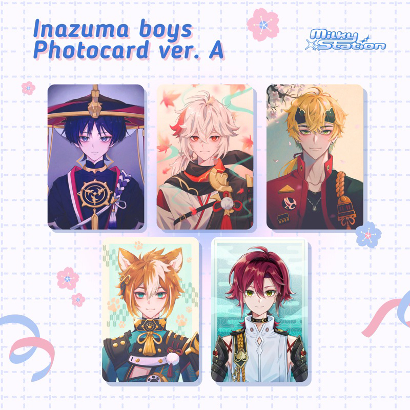 Genshin Impact Inazuma Fanart Photocard Artprint