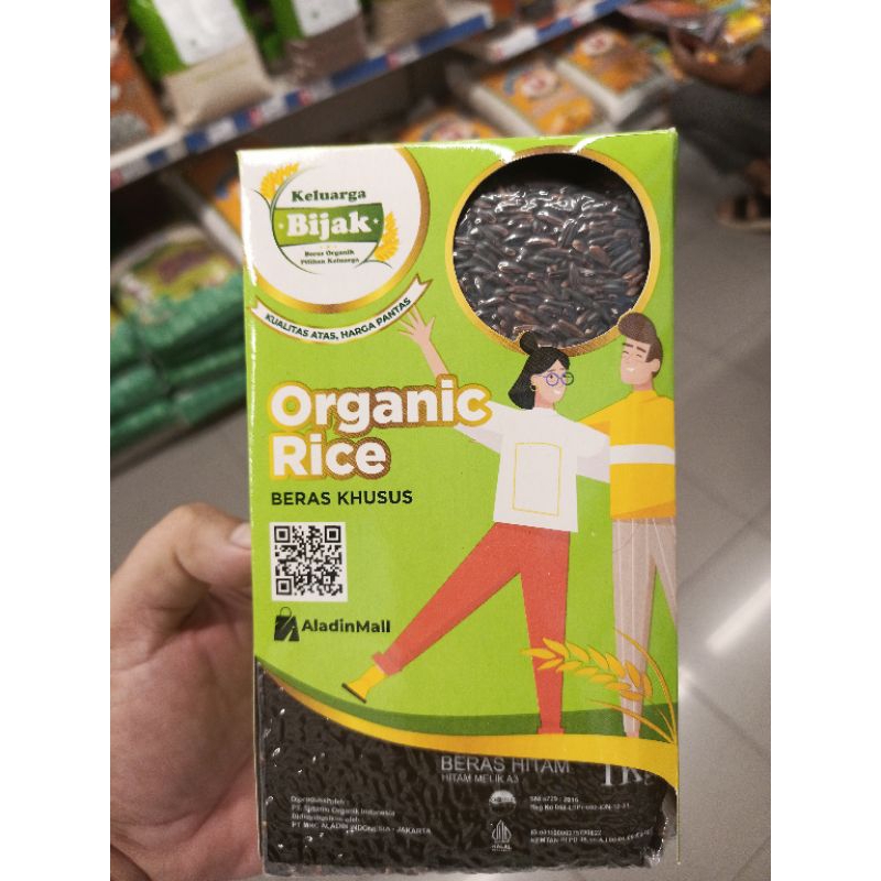 

Beras organik hitam