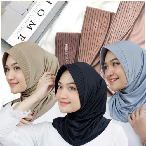 Jilbab Instan Bergo Sport Hijab Instant Jersey Kerudung Sporty Voli Krudung Olahraga Volly Pendek Pr