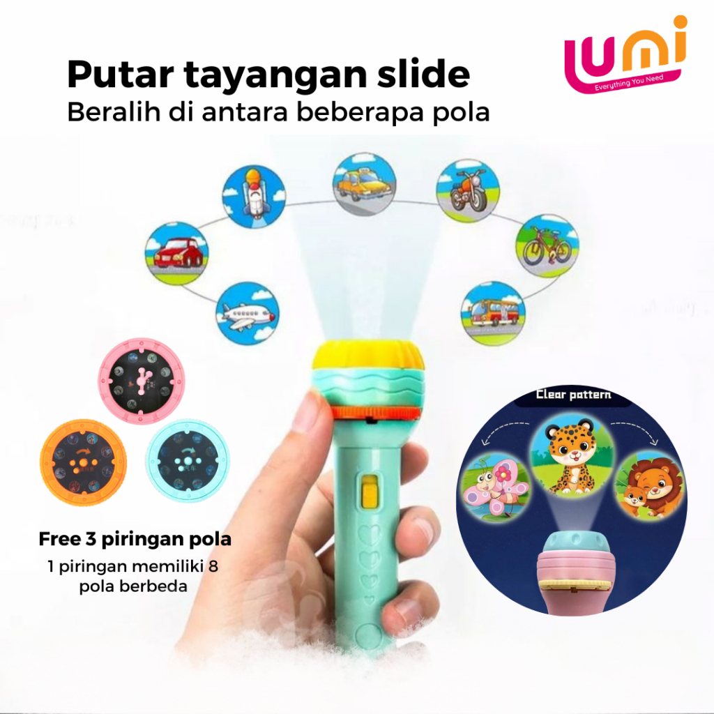 BISA COD Mainan Anak Senter Proyektor Senter Anak Mainan Mic Anak Senter Proyektor Mainan Anak Senter Anak Proyektor Gambar Piringan Proyektor Mainan Anak