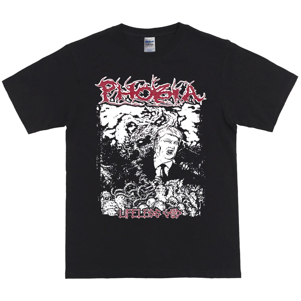 KAOS BAND PHOBIA "LIFELLES GOD" TSHIRT VINTAGE Merchandise by RughSide