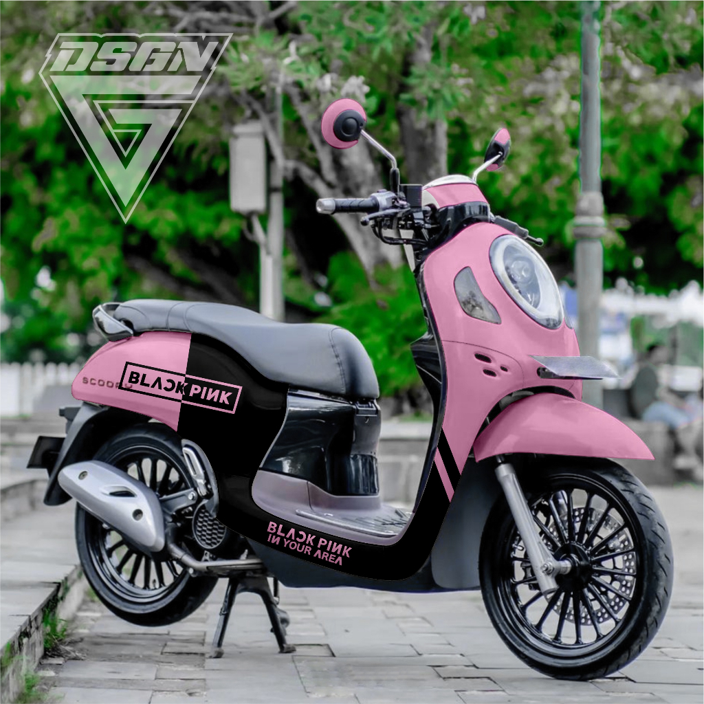 Decal Scoopy Blackpink Full Body Sticker Decal Scoopy Karbu 2016 2018 2021 2022 2023 terbaru Merchan