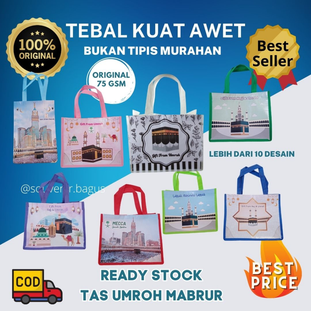 

Tas Souvenir Haji Umroh Ready Stock Oleh Oleh Gift Hajj Umrah Jakarta Kudus Manasik Haji Terlaris