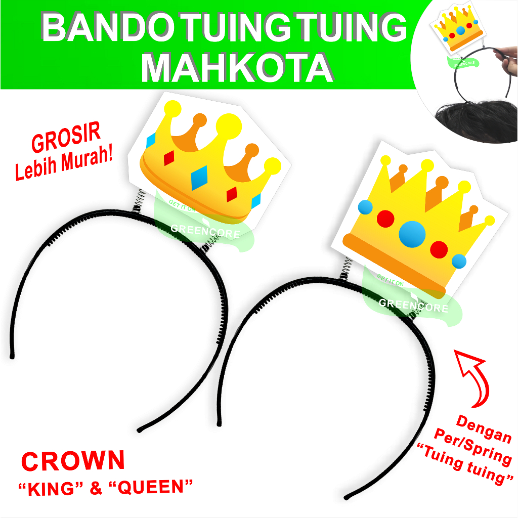 Mahkota hijab karnaval pengantin bunga wisuda balon bando selempang slempang bali tari adat crown br