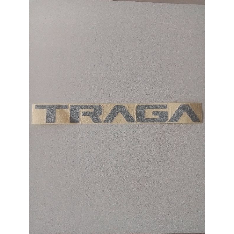 Stiker Isuzu Traga