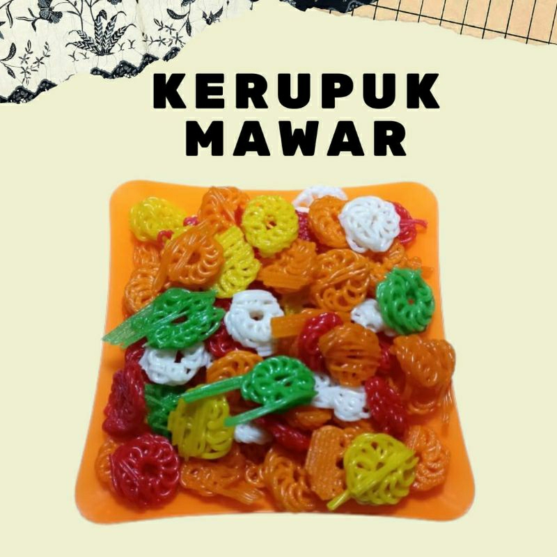 

Kerupuk Mawar Mini Mentah Aneka Warna