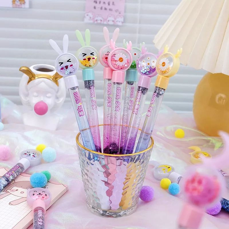 

Bolpoint Gel Air Glitter Pen Gel Lucu Imut Bolpoint Karakter Imut Lucu Korean Air Glitter