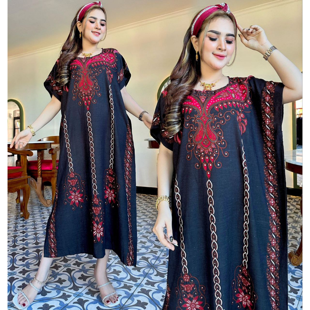Daster Remaja Kekinian Dress Korea Pendek Ld 120 Jumbo Bahan Rayon Premium Panjang Semata Kaki Elsa 