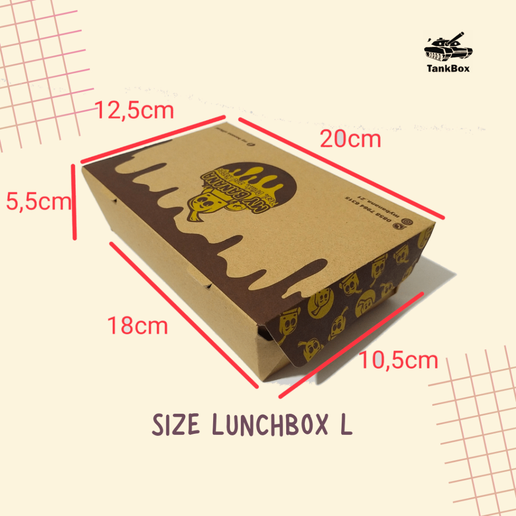 

Kemasan Lunch Box L Kraft Paper