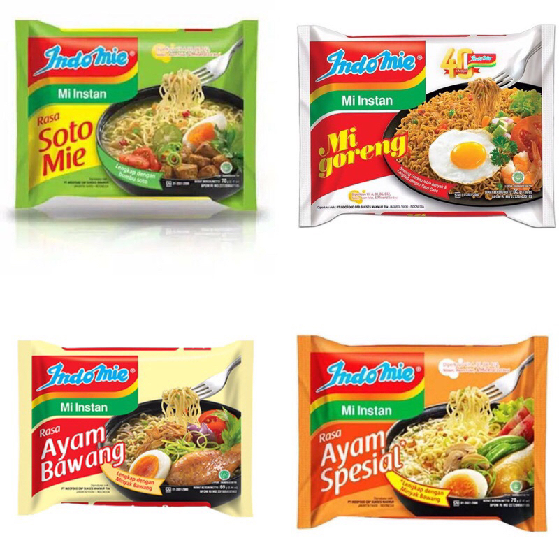 

PAKET INDOMIE GORENG & REBUS 6pc
