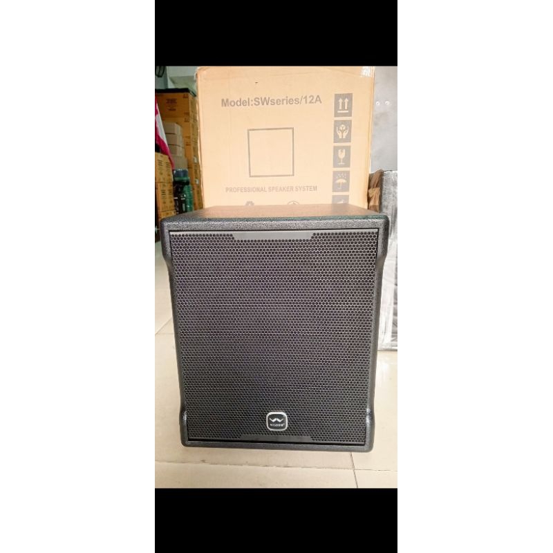 Subwoofer Aktif 12"inch Wisdom SW-12A -- 1buah Subwoofer