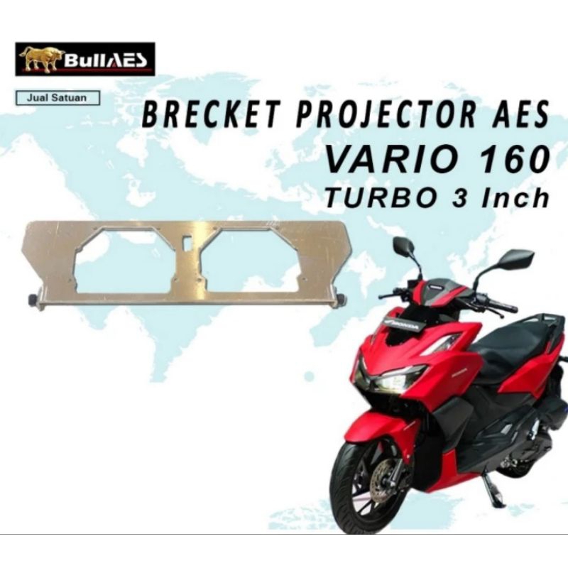 breket retrofit biled projector turbo 3 inchi PCX, Vario, NMAX.
