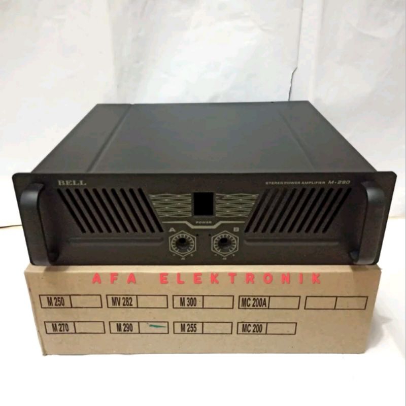 Box Power Amplifier Stereo BELL M290