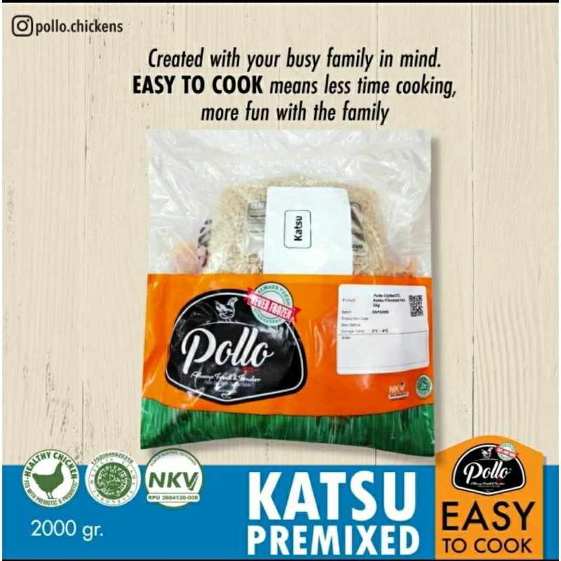 

Easy To Cook - Ayam KATSU PREMIXED Pollo 1 Kg