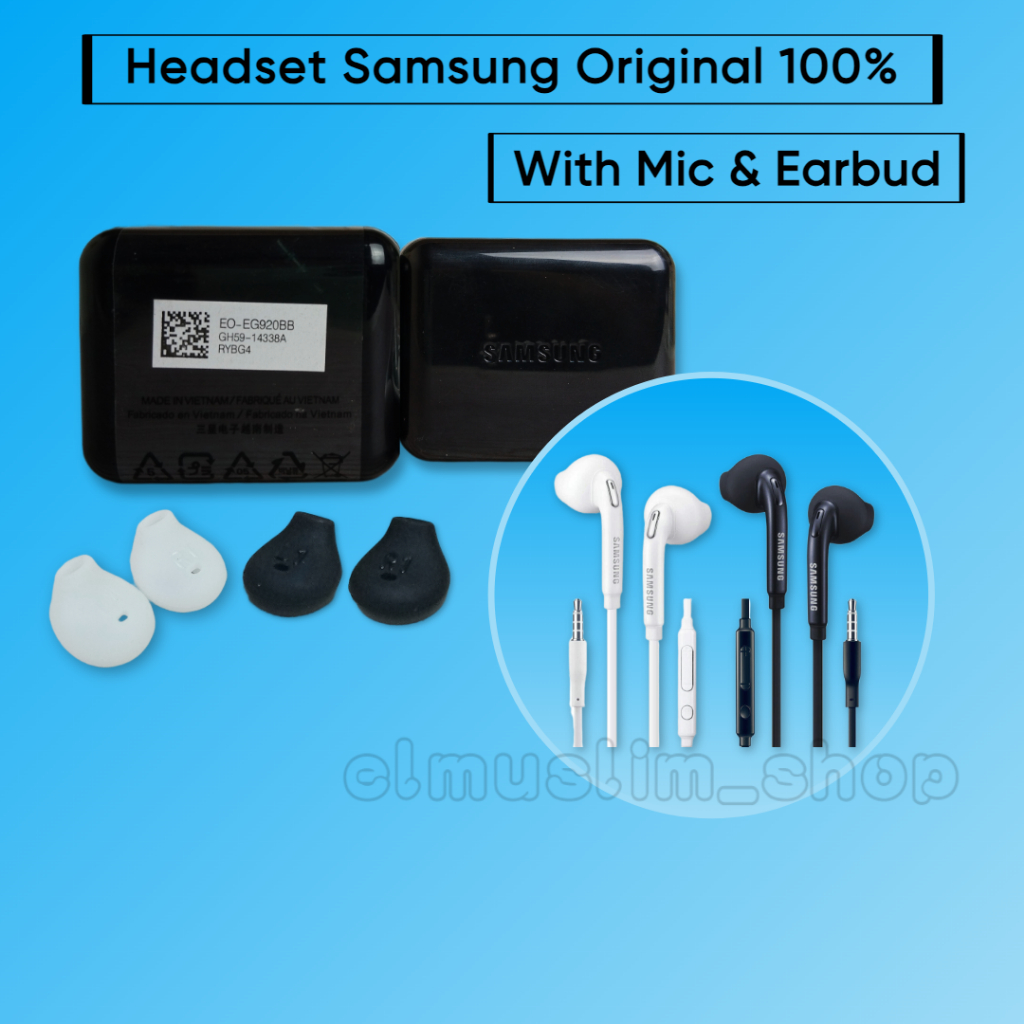 Headset Earphone Samsung Galaxy A02 A02s A03s ORIGINAL 100%