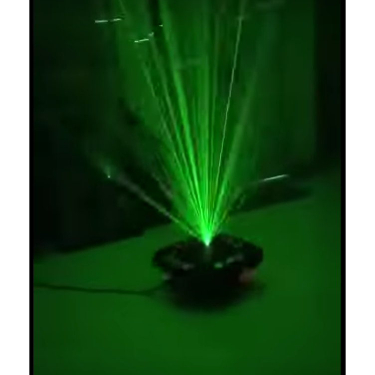 Lampu Moving Spider KOTAK plus Shutter Laser / 12 LED + Laser