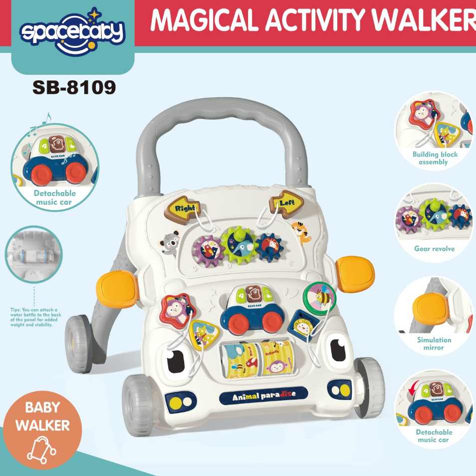 Activity Push Walker Spacebaby SB 8106 , SB 8109 ,  Alat Bantu Belajar Jalan