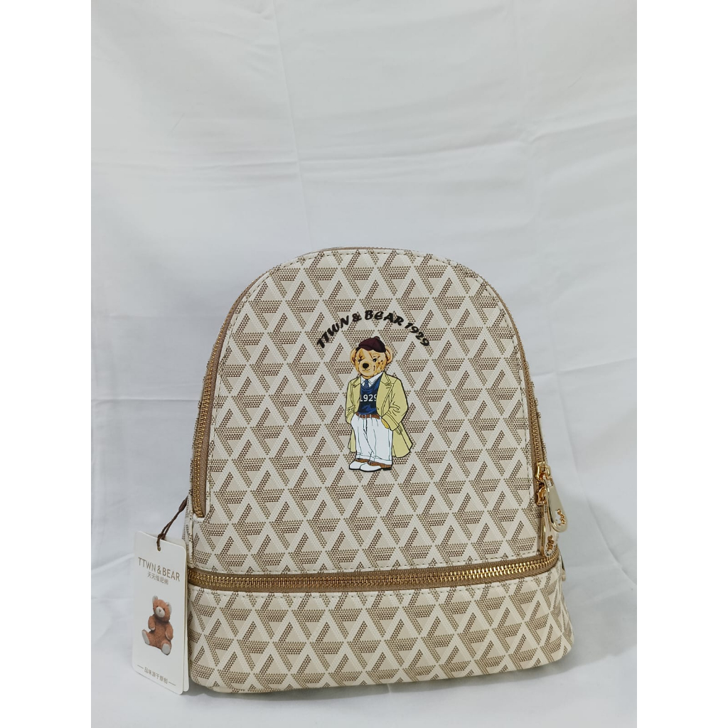 TAS RANSEL TTWN & BEAR MOTIF BEAR BERDIRI TN-3107