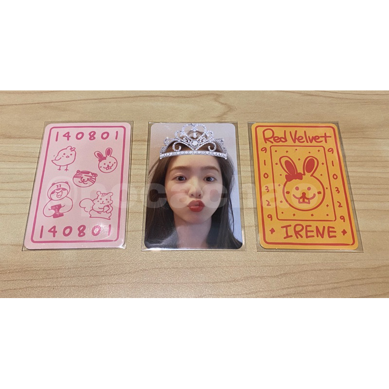 IRENE LUCKY CARD - RED VELVET 8th ANNIVERSARY MD (Unsealed)