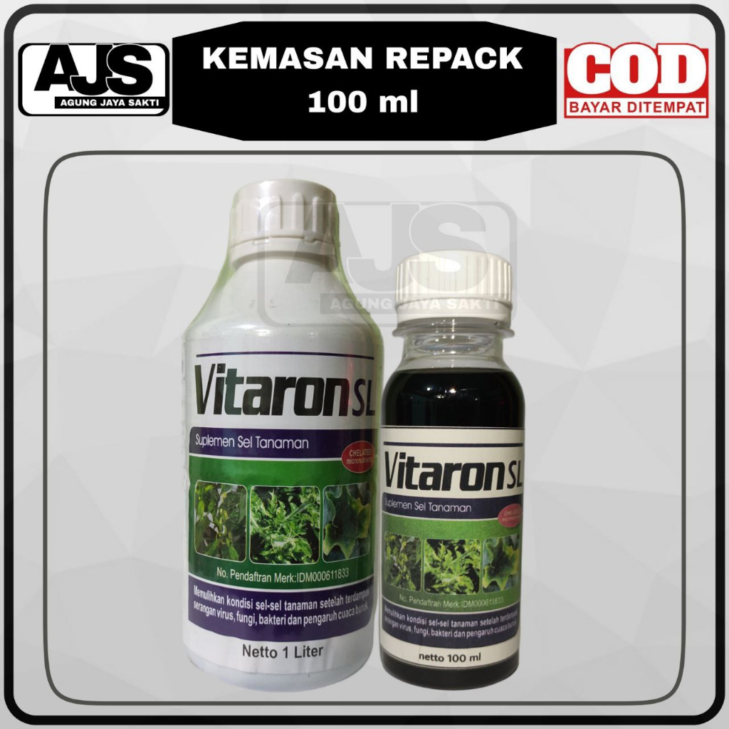 Suplemen Sel Tanaman VITARON SL Kemasan Repack 100ml Original