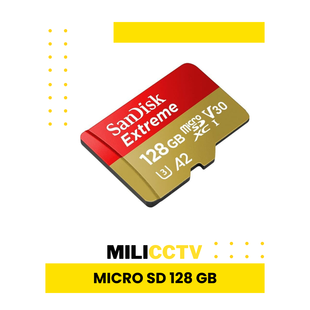 SanDisk MicroSDXC Extreme V30 A2 U3 4K 128GB-SDSQXAA-128G