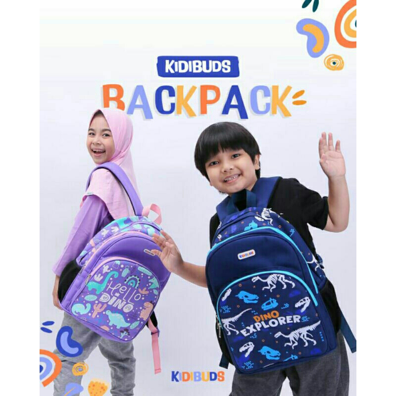 KIDIBUDS BACKPACK DINO EXPLORER & HELLO DINO - KB