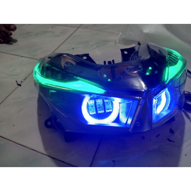 projie Honda Vario 125/150 LED old  projie 1 set tinggal pasang no AES  Biled Vahid hid