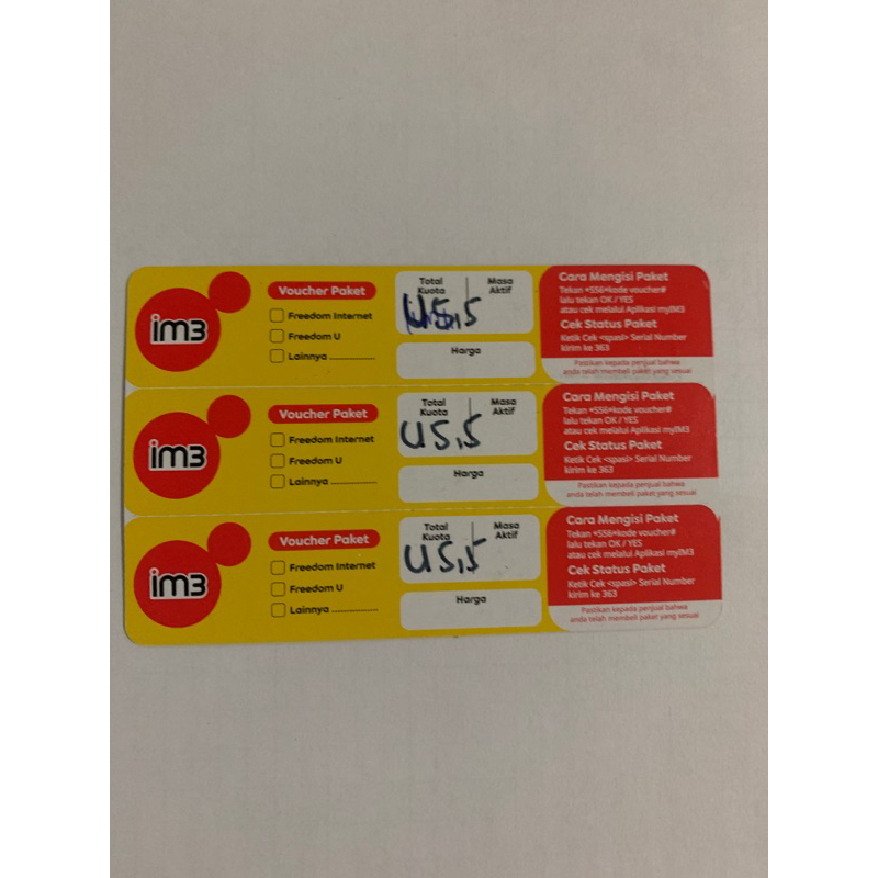 Vocer Indosat unlimited 5,5gb 30hr