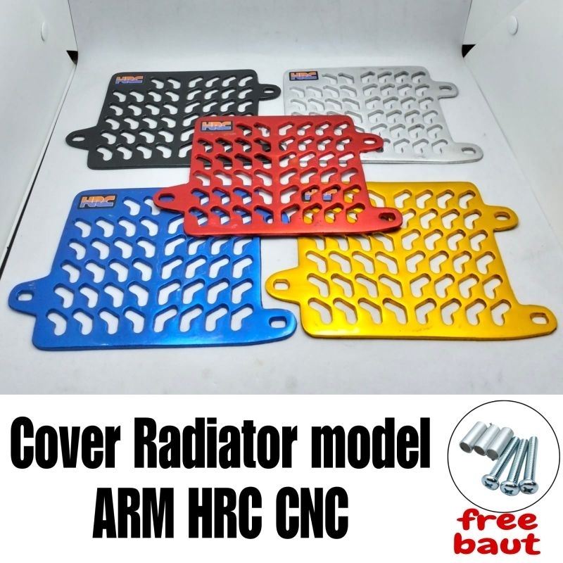 COVER TUTUP RADIATOR VARIASI CNC MOTOR HONDA VARIO 125 VARIO 150 PCX PLUS BAUT