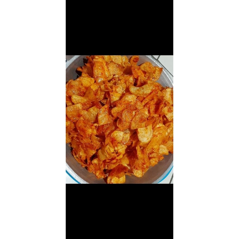 

Camilan Home Made - Kentang Mustofa garing gurih