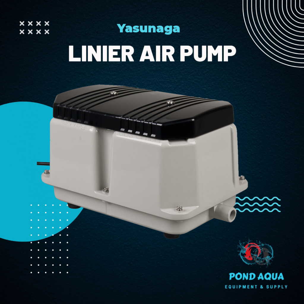Air Pump Kolam Koi Yasunaga Pompa Udara Aerator Pond Airpump
