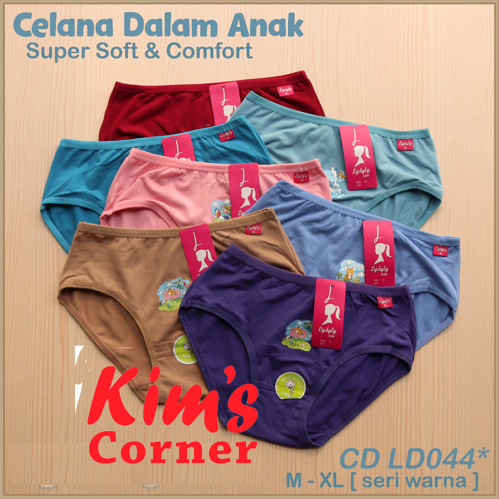 3PCS CELANA DALAM ANAK LYDYLY CD LYDYLY 044 CD ANAK
