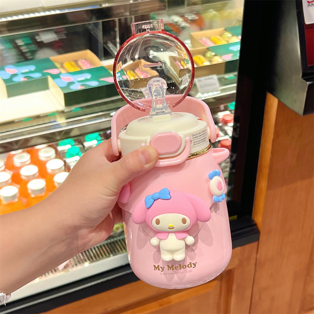 Botol termos sanrio ori 700ml BT018 botol minum anak tumbler melody cinnamorol kuromi pochacco