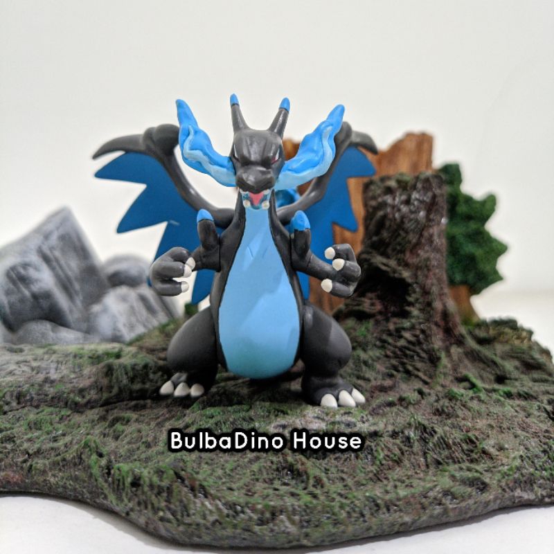 ORI Takara Tomy Moncolle-EX Pokemon Mega Evolution Super Size Figure : Mega Charizard X