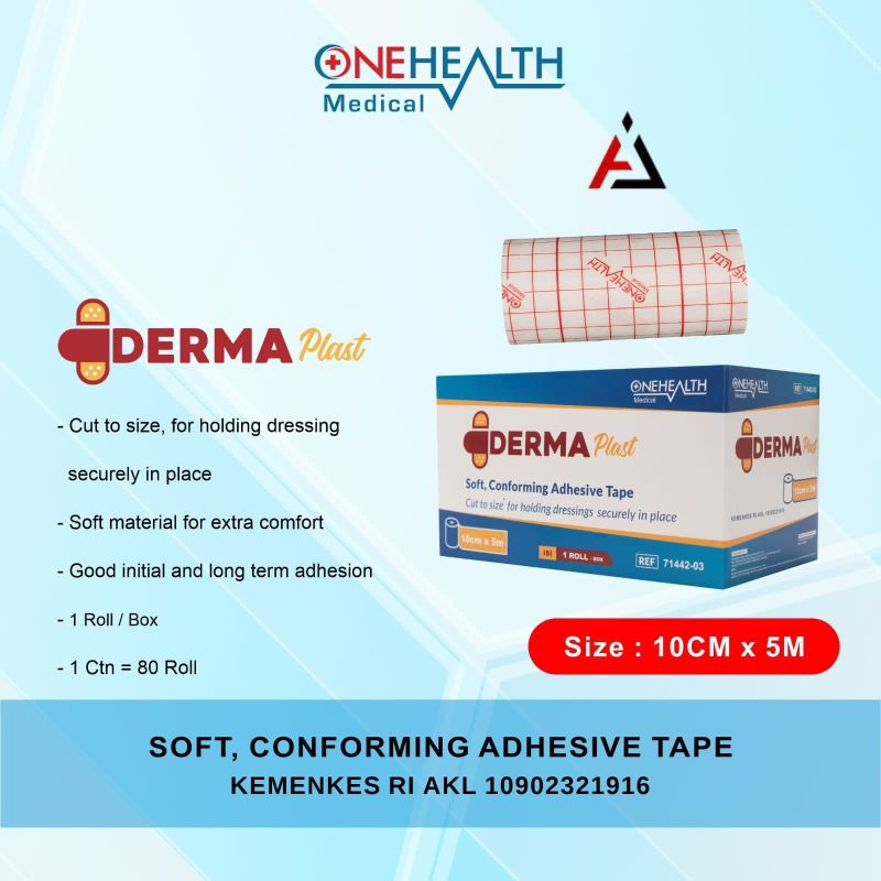Dermaplast 15cm X 5m Plester Luka Per Roll Onehealth Seperti Hypafix Ultrafix