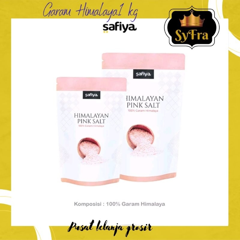 

Garam Himalaya 1 kg Natural Pink Himalayan Salt Fine Halus 1 kg 1000 gram