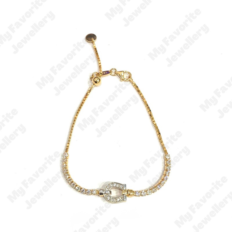 Gelang Serut Gesper Emas Asli Kadar 700