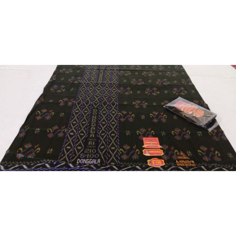 SARUNG DONGGALA S100 ORIGINAL MST GOLD FULL SUTRA