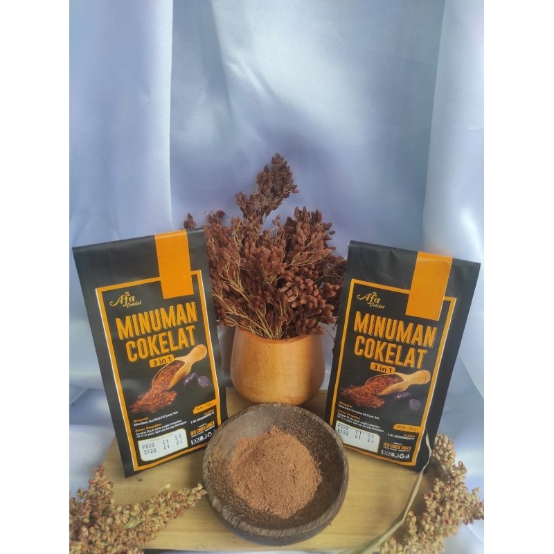 

Bubuk Minuman Cokelat 3in1 100gram Tinggal Seduh ( Dark Cokelat)