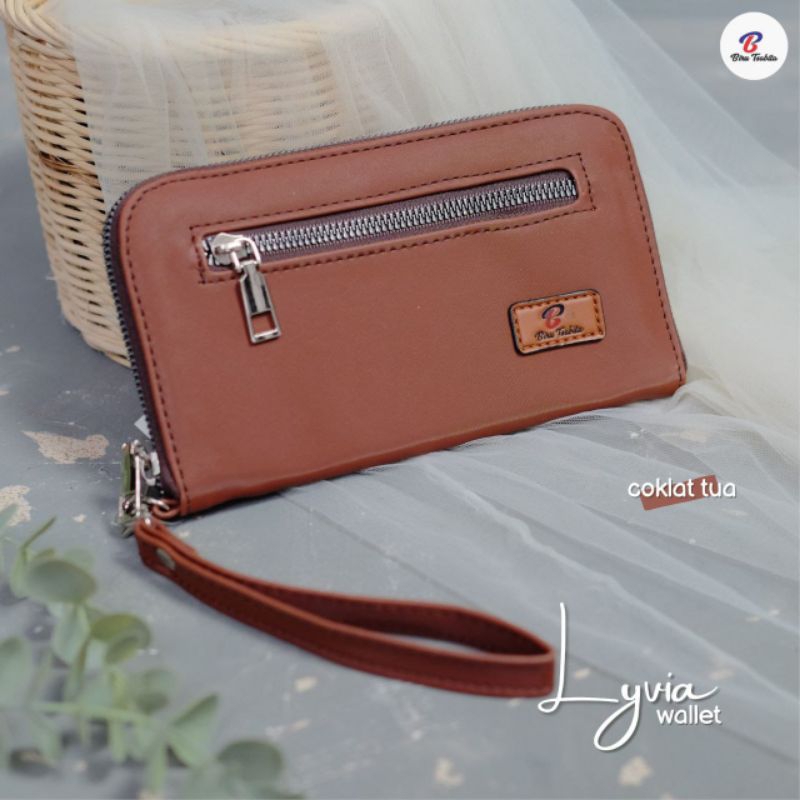 COD✅ LYVIA WALLET By BIRU TSABITA Dompet wanita kekinian/dompet panjang/dompet murah/dompet best sel