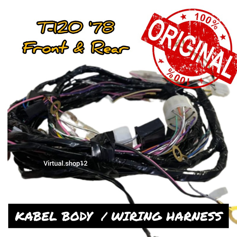 Kabel Body T120 / T 120 78 Front & Rear ( Depan & Belakang )