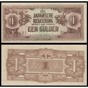 Uang Kuno NETHERLANDS INDIES 1 Gulden
