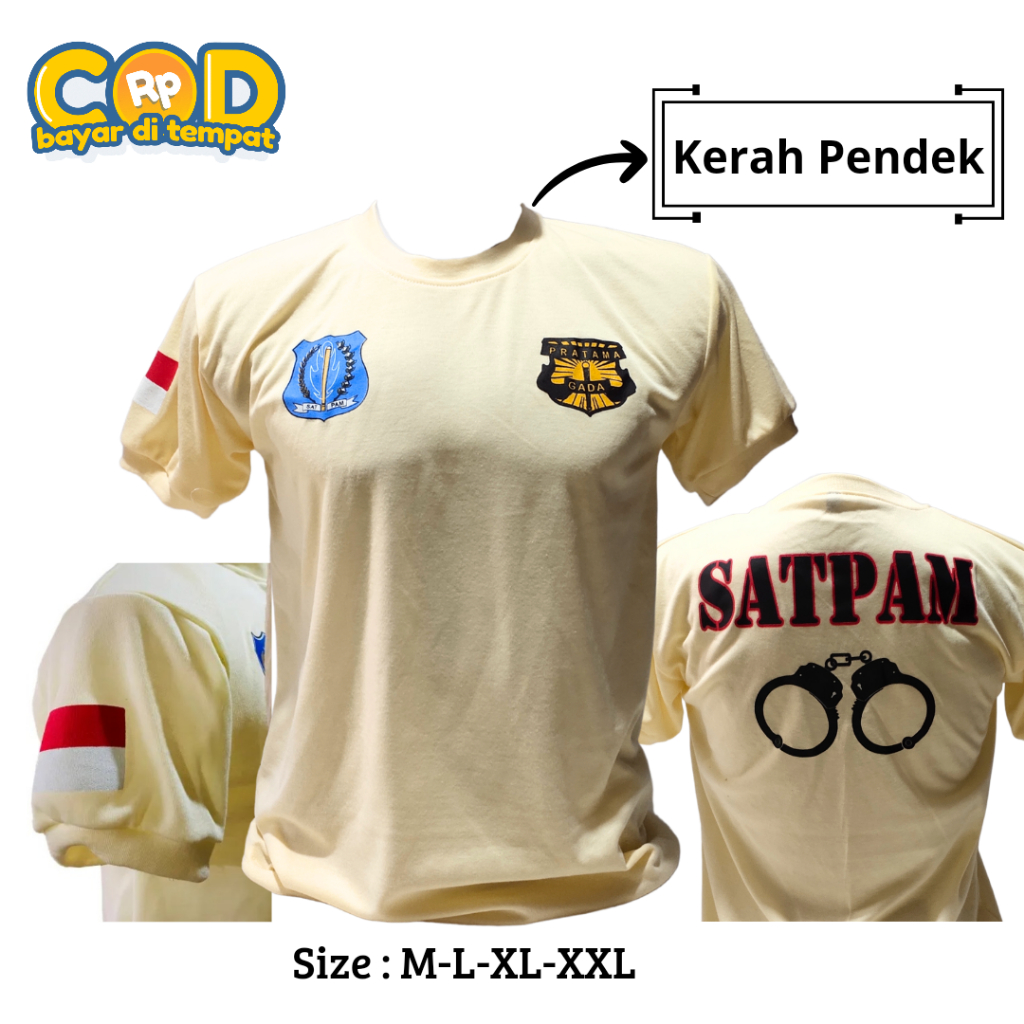 Satpam Gada Pratama Kaos Satpam Borgol Terbaru